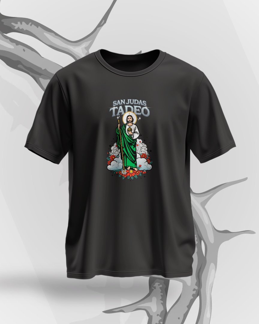 Pack 21 Diseños San Judas Tadeo PNG para Playeras. Plantillas Religiosas para DTF/Sublimación.