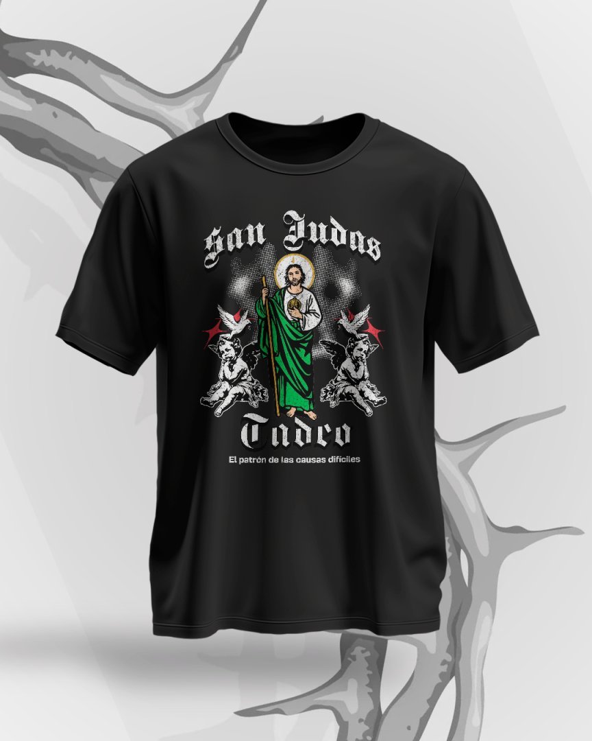 Pack 21 Diseños San Judas Tadeo PNG para Playeras. Plantillas Religiosas para DTF/Sublimación.