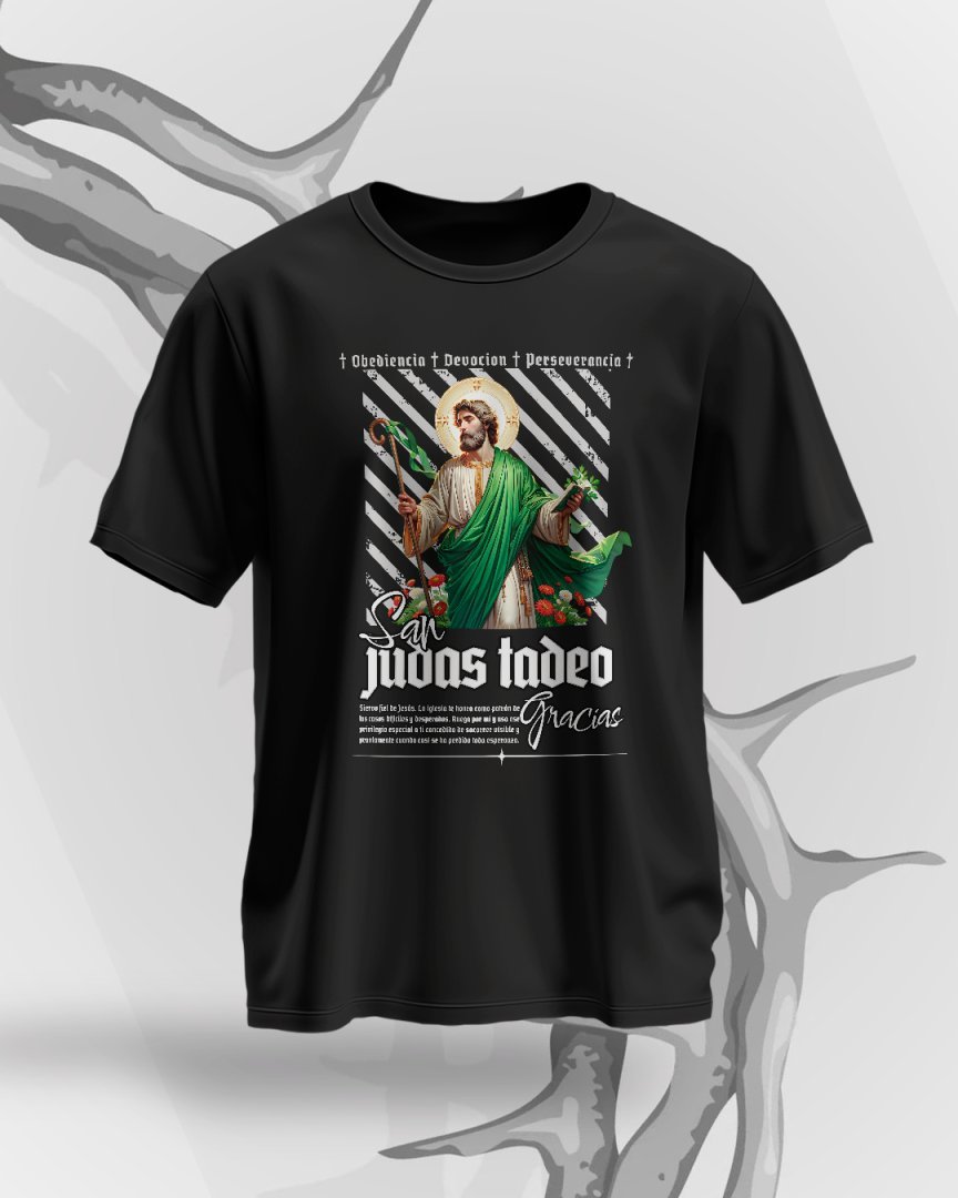 Pack 21 Diseños San Judas Tadeo PNG para Playeras. Plantillas Religiosas para DTF/Sublimación.