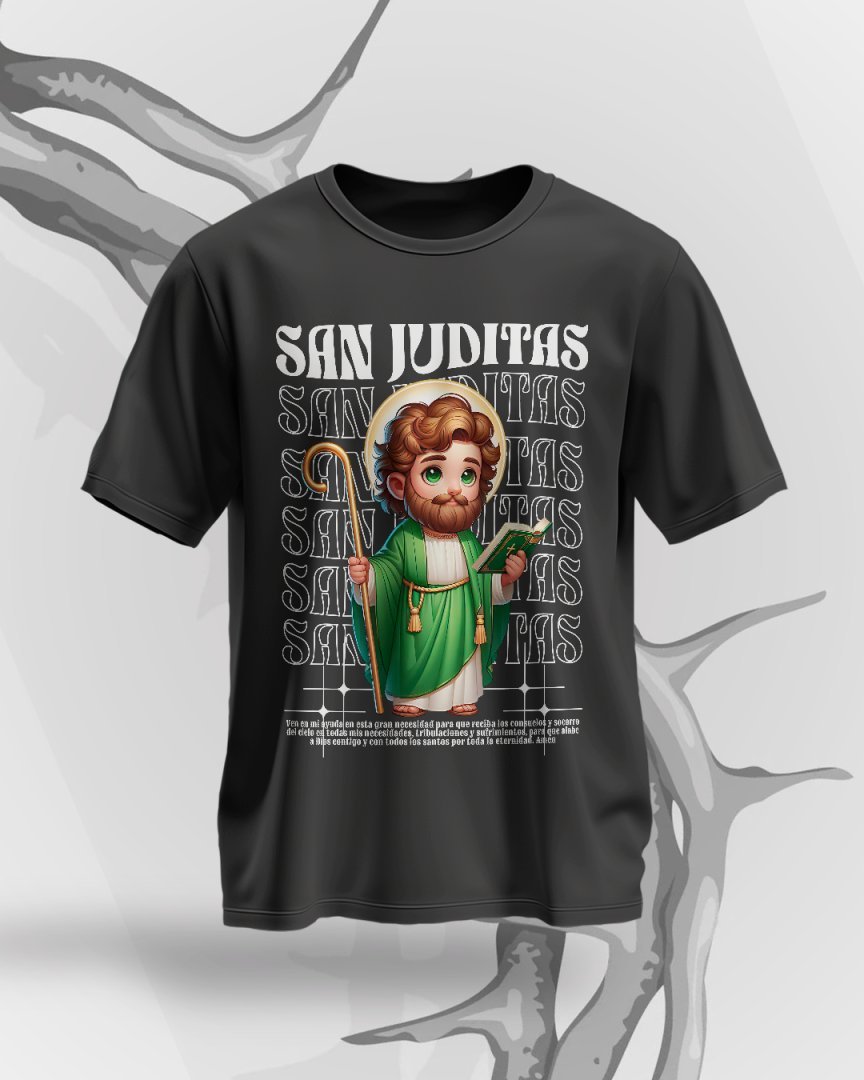 Pack 21 Diseños San Judas Tadeo PNG para Playeras. Plantillas Religiosas para DTF/Sublimación.