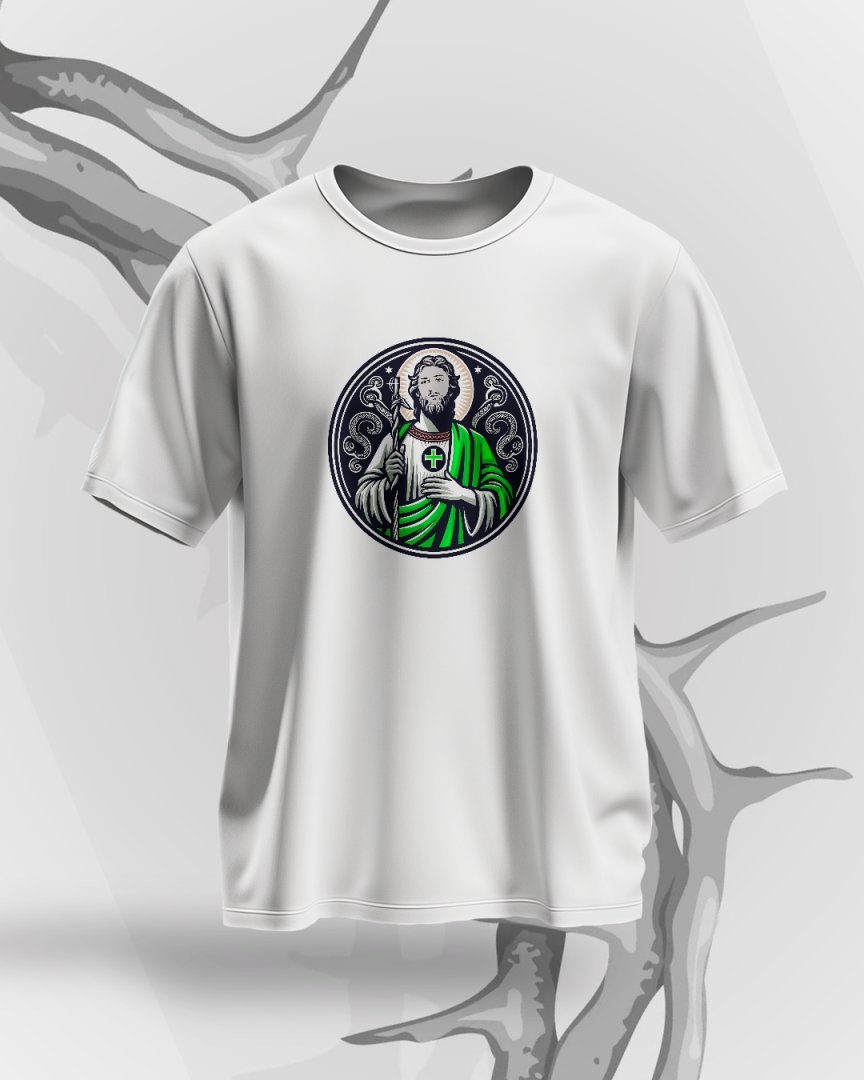 Pack 21 Diseños San Judas Tadeo PNG para Playeras. Plantillas Religiosas para DTF/Sublimación.
