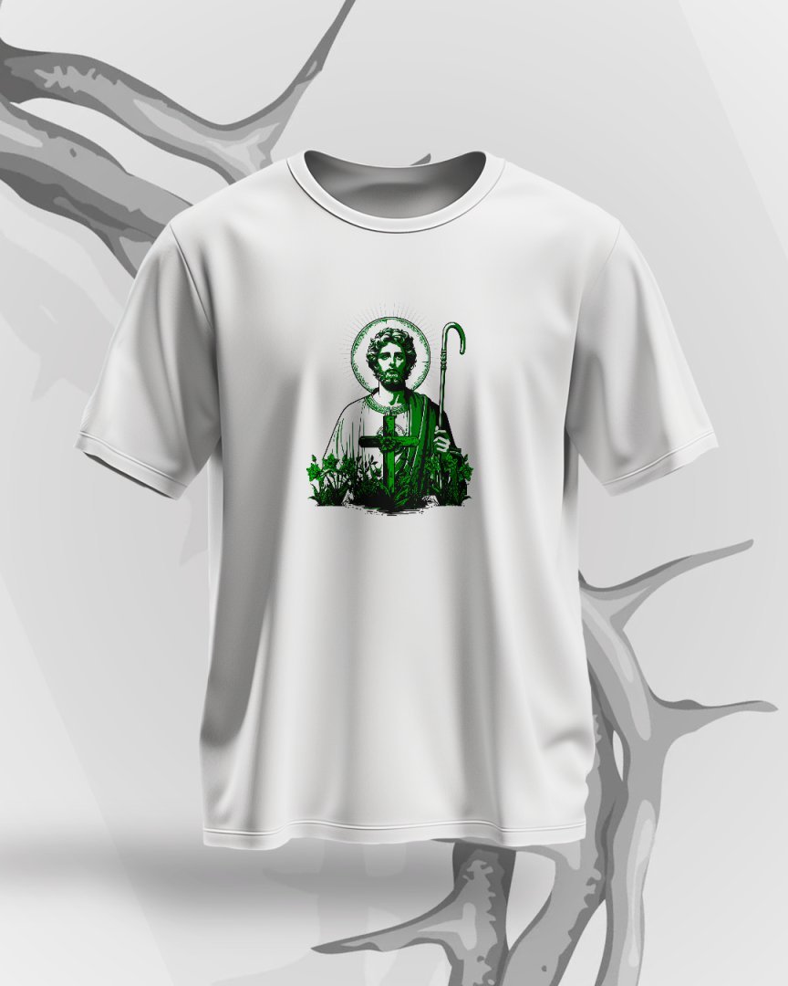Pack 21 Diseños San Judas Tadeo PNG para Playeras. Plantillas Religiosas para DTF/Sublimación.