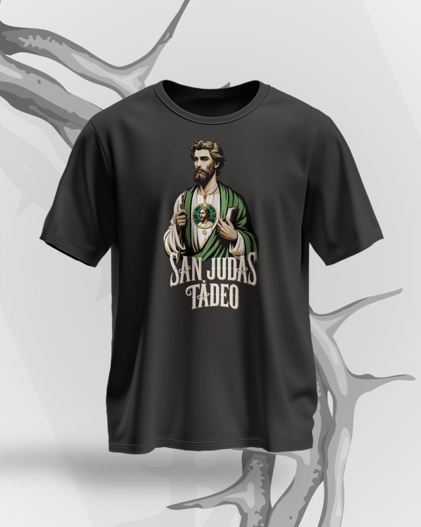 Pack 21 Diseños San Judas Tadeo PNG para Playeras. Plantillas Religiosas para DTF/Sublimación.