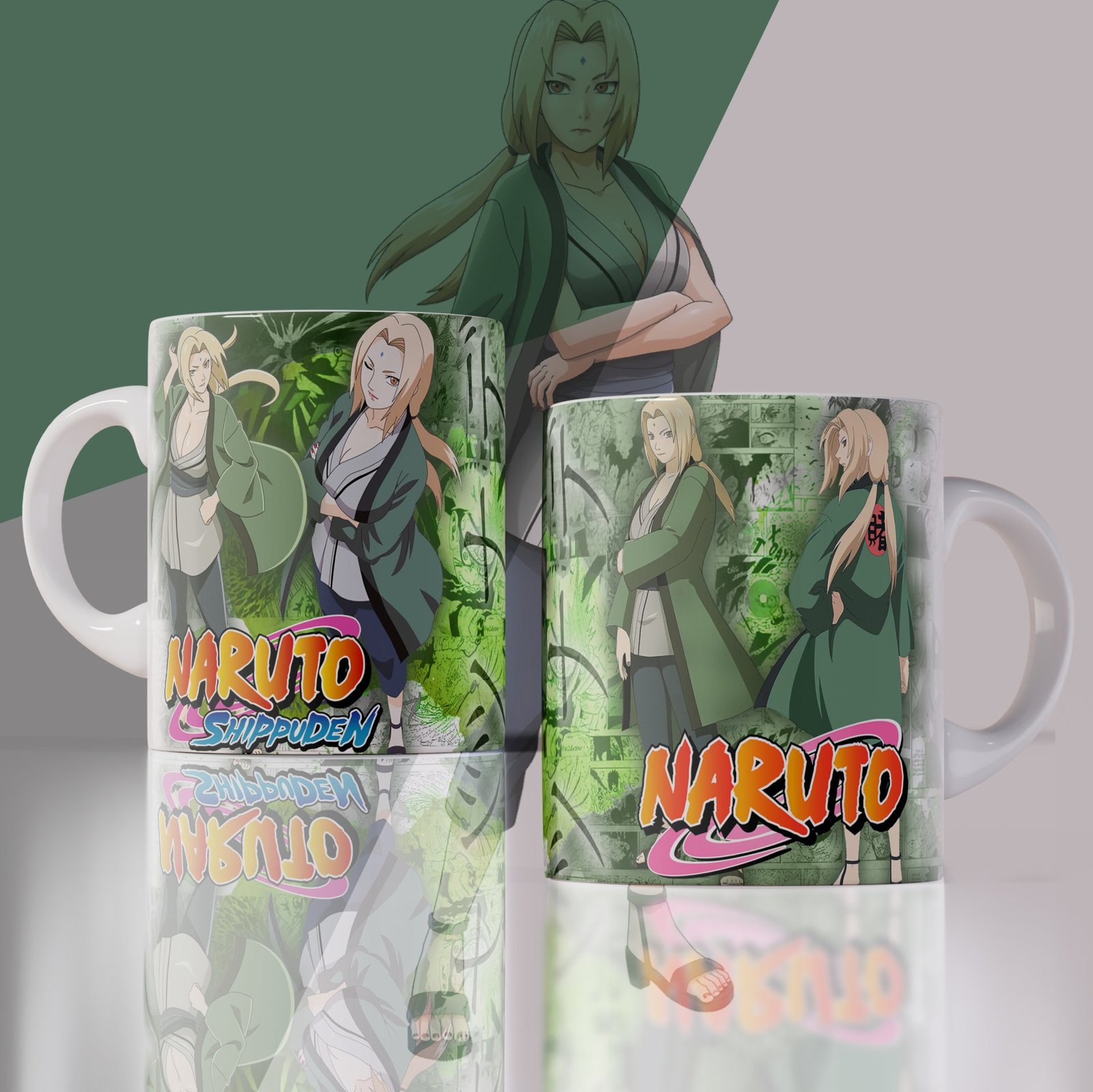 Pack 12 Plantillas Tazas Naruto 11oz JPG/PSD. Diseños Sublimación Akatsuki y Sakura. Regalo Anime.