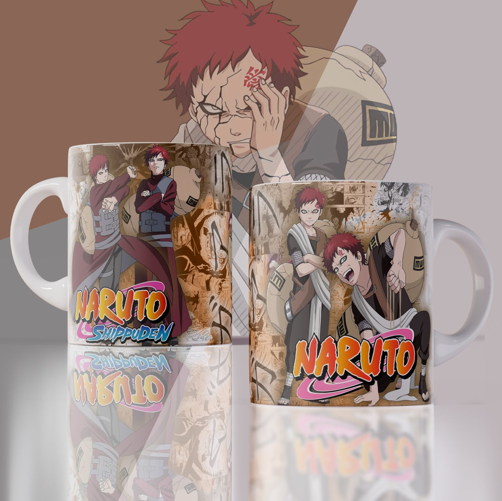Pack 12 Plantillas Tazas Naruto 11oz JPG/PSD. Diseños Sublimación Akatsuki y Sakura. Regalo Anime.