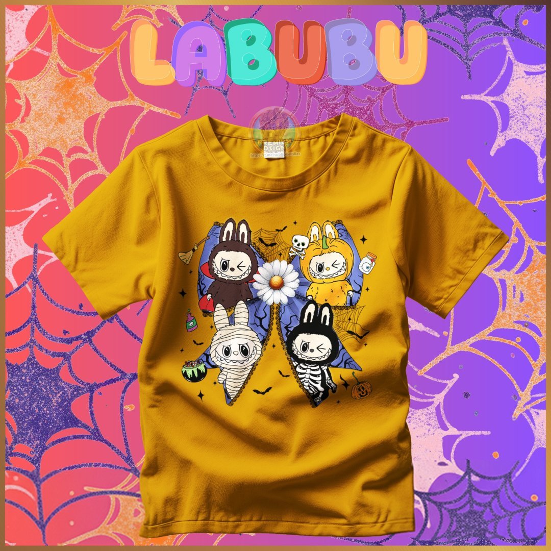 Pack 50 Diseños LABUBU Halloween PNG Mega Bundle