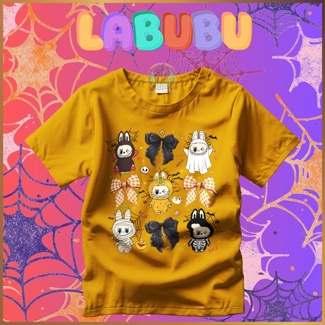 Pack 50 Diseños LABUBU Halloween PNG Mega Bundle
