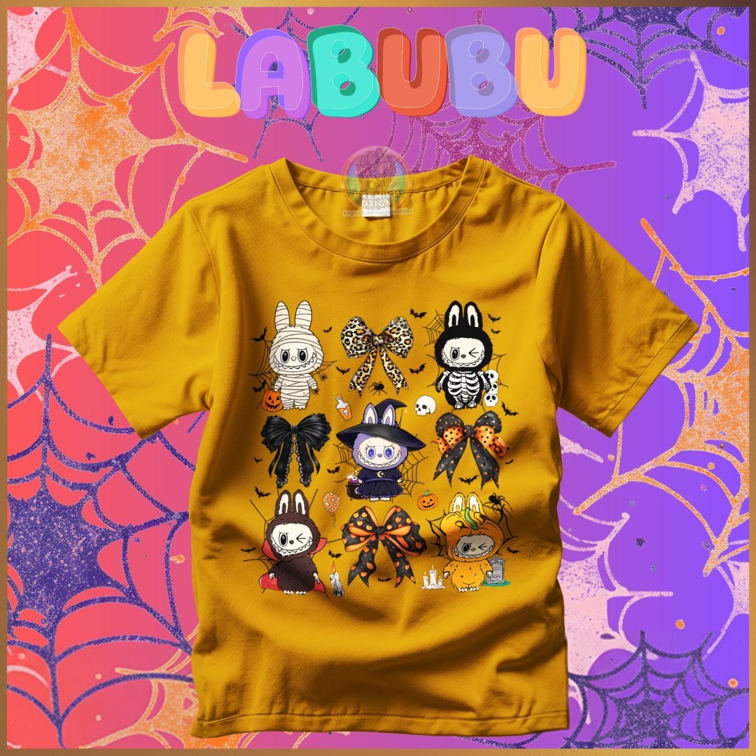 Pack 50 Diseños LABUBU Halloween PNG Mega Bundle