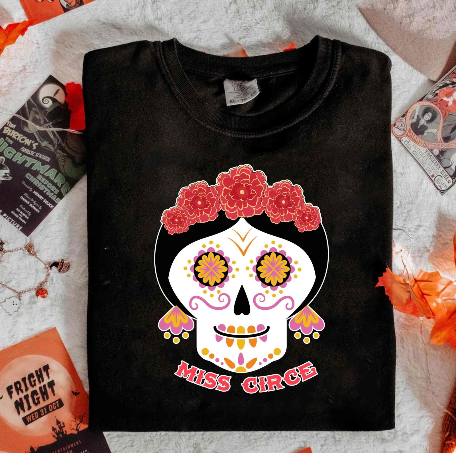 20 Diseños Día de Muertos PNG Sublimacion playeras