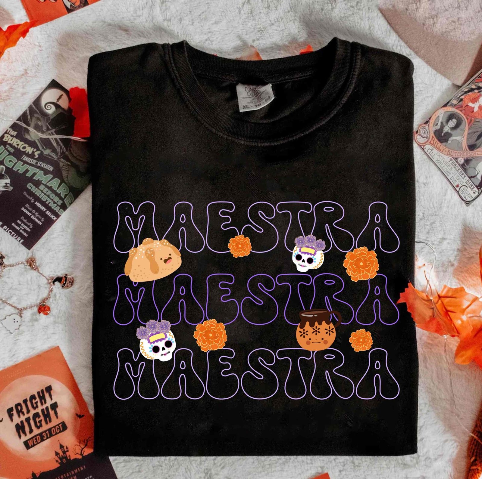 20 Diseños Día de Muertos PNG Sublimacion playeras