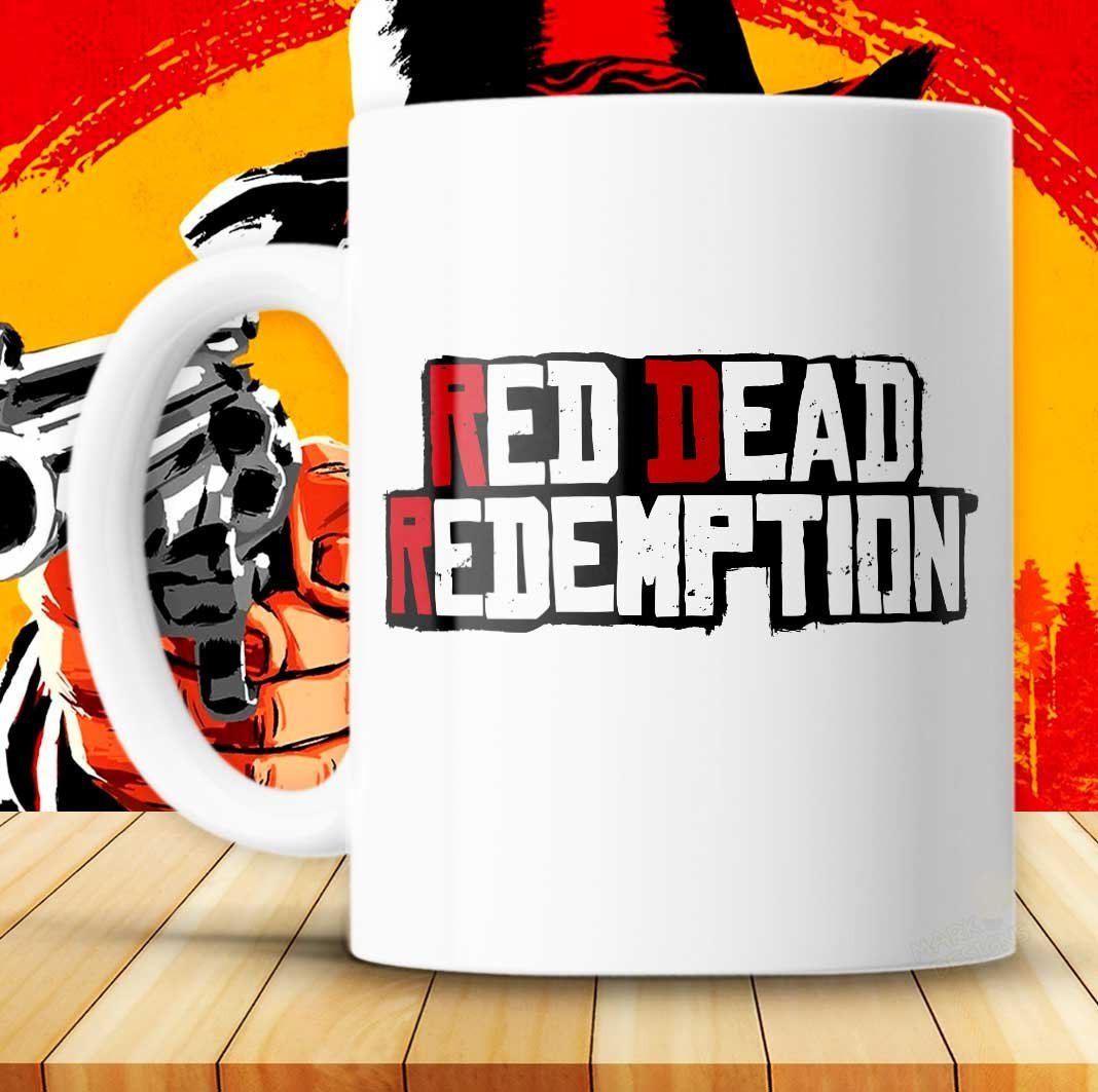 RED DEAD REDEMPTION TAZAS plantillas Sublimar